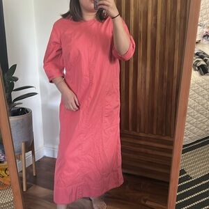 Everlane Coral Midi Dress